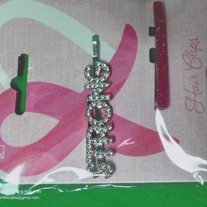 Breast cancer awareness Hair clip